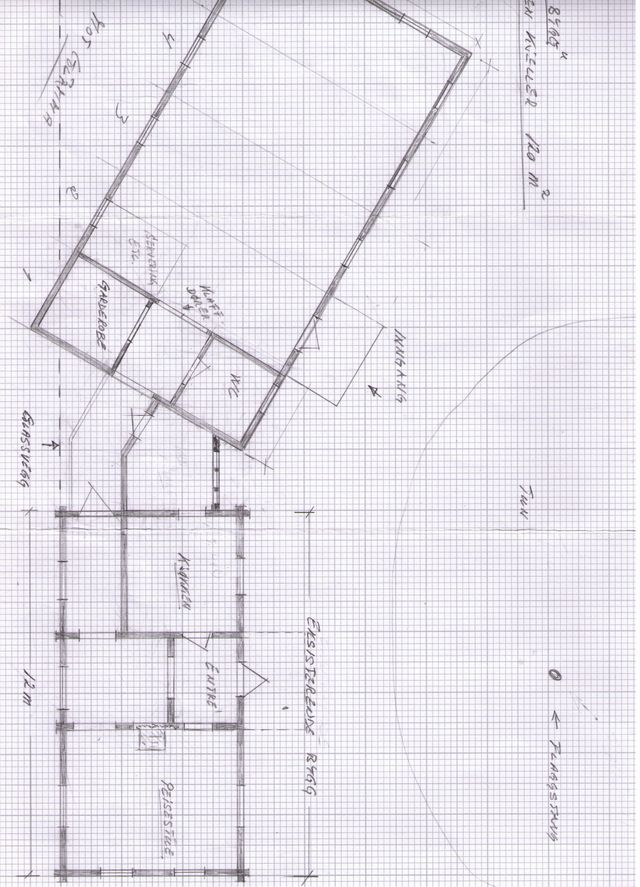 Tilbygg - plan 1. etasje.