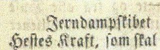 Faksimile av Aftenpostens artikkel mandag 17. juni 1861. Teksten er: 